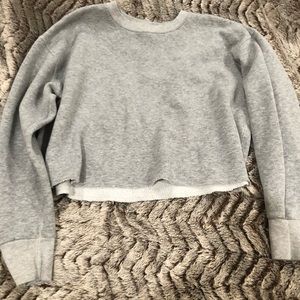 american eagle cropped sweatshirt